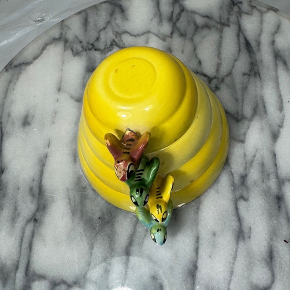 Vintage Menschik Goldman bees beehive stacking measuring cups 60's - Picture 3 of 7